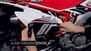How to Easy Apply Motocross Graphics Kit on a Dirt Bike. By OMXGRAPHICS