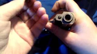 how to remove tip on a blank gun.