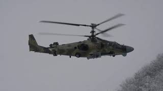 Командирские полеты экипажей штурмовиков Су-25 и вертолетов Ка-52