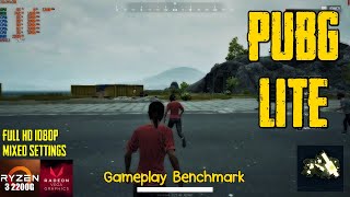 PUBG Lite: Mixed Settings & 1080p | Ryzen 3 2200G + Vega 8 | 8GB RAM