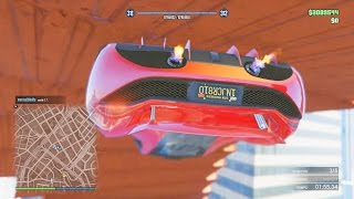 FINAL SUPER FALSO!! QUE FALSO!!!! - Gameplay GTA 5 Online Funny Moments (Carrera GTA V PS4)