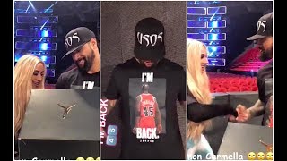 Carmella steals Jimmy Uso's sneakers before Smackdown Live