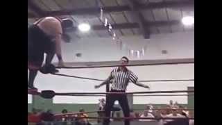 Wrestling   Incredible Jump in Match   YouTube