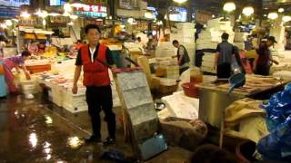 Noryangjin Fish Market in Korea
