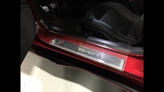 C7 Corvette Clear Door Sill Protectors and  Door Kicker Protectors Covers
