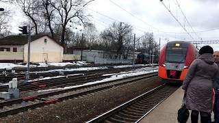 Электричка Москва-Тверь/Russian suburban train