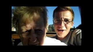 My Grandma picked me up from school.