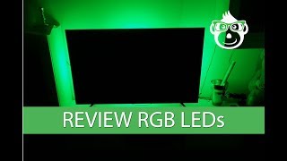 TV Hintergrundbeleuchtung Test - sind RGB Bänder dazu geeignet? Jetzt im Video!