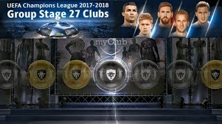 UEFA CHAMPIONS LEAGUE 15 CLUB 297 STARS PACK | PES 2018