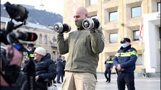 Представители фитнес-клубов провели акцию протеста в столице Грузии