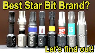 Best Star (Torx) Bit Brand? Lets find out!