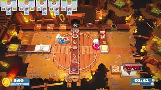 Overcooked 2 Level 2-6, 2 Players, 3 Stars