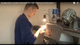 NAJMŁODSZY SZEWC W WOJEWÓDZTWIE PRACUJE W POLICACH.