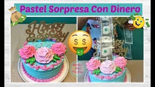 Pastel Sorpresa con Billetes ?(Idea Económica y Fácil )