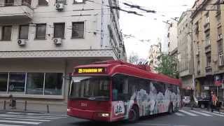 Beograd: Vase Carapica - Francuska. Trolleybus no. 2047, route 29