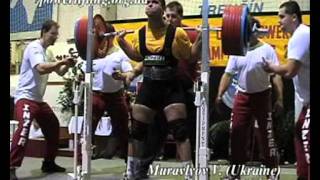 Muravlev Vladimir 990kg@125kg Powewrlifting IPF 2002 World Champ