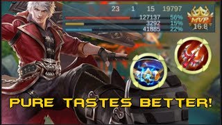 Mobile legends - Alucard PURE DAMAGE BUILD | The Most Underrated BUILD!
