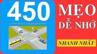 Mẹo học LÝ THUYẾT B2 450 câu hỏi NHANH NHẤT ▶️ Luật GTĐB
