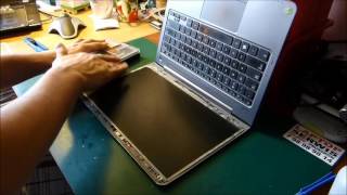 SAMSUNG ULTRABOOK NP535 NP535U3C naprawa - poprawa - czosnek | disassembly screen np535