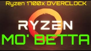 Ryzen 1700x Overclock and Cinebench