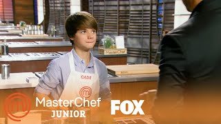 Cade Confuses The Sardines For Salmon | Season 6 Ep. 11 | MASTERCHEF JUNIOR