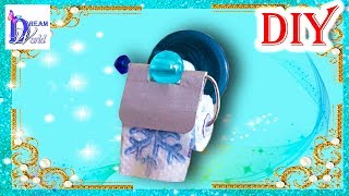 Как сделать Туалетную бумагу для кукол. DIY. How to make a Toilet paper for dolls.