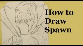 Ep. 4 How to draw Spawn Face Mask Part 1 of 2