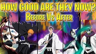 NEW RESSURECTION CHARACTERS BEFORE & AFTER COMPARISON | Bleach Brave Souls