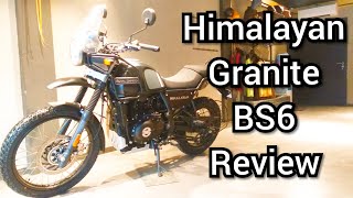 Royal Enfield Himalayan GRANITE BS6 #HimalayanBS6REVIEW #HIMALAYANBS6