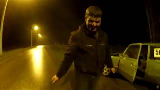Жигули с мотором от Волги раздает угла