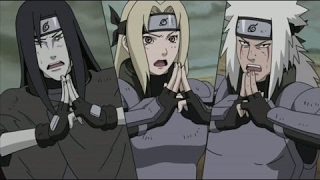Tsunade // Jiraiya // Naruto // Shizune vs Orochimaru // Kabuto Yakush hd