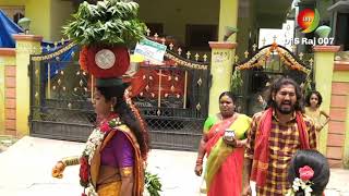 Galli Pochamma Bonalu 2019 Telangana Icon Jogini Anu Radha Bonalu at Boduppal Depot Pt-02