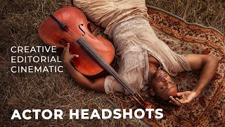 Male Model Natural Light Portrait Photo Shoot BTS - Creative Acting Headshots