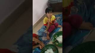 Home made food with India culture