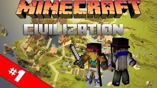 Цивилизация в Minecraft: #1 - Первый Лагерь!