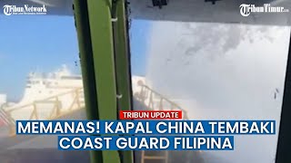 Video Kapal Filipina Dipepet Kapal China di Laut Selatan