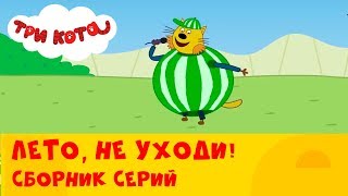 Три кота | Сборник самых летних серий | СТС Kids