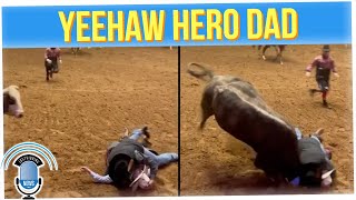 Dad Covers Unconscious Son to Save Him From Raging Bull (ft. Lawrence Kao)