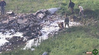 Syrian anti-aircraft [air defense] shot down Israeli F-16 fighter jet , amid IDF cross-border raid