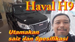 Haval H9 boleh menggugat pasaran SUV dengan saiz, spesifikasi dan enjin 2.0 turbo?