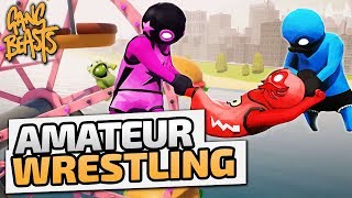 Amateur Wrestling - ♠ Gang Beasts ♠ - Deutsch German - Dhalucard