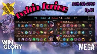 Exaltia Scrimm 26th Feb 2019