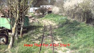 Driving A Narrow Gauge Train At North Ings.