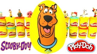Huevo Sorpresa Gigante de Scooby Doo en Español de Plastilina Play Doh