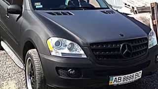 Mercedes Benz ML 350-Структурный черный мат KPMF
