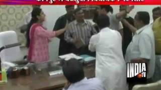 Kanpur MLA Arrested Misbehaves with Lady Officer