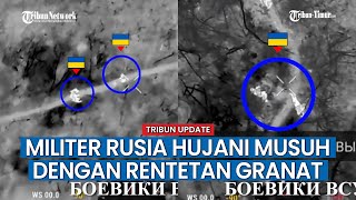 Helikopter Rusia Lemparkan Rentetan Granat, Tentara Ukraina Lari Kocar-kacir!