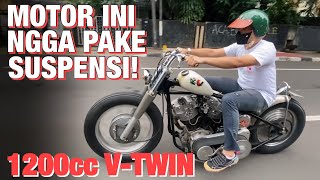 NYOBAIN MOGE CUSTOM CHOPPER MESIN HARLEY SHOVELHEAD - #442