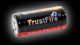 Сравнение аккумуляторов 16340 TrustFire, Soshine