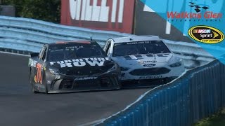 Truex, Keselowski exchange on-track contact, talk post race